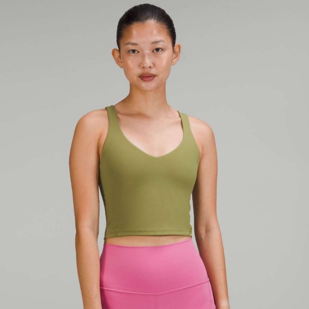 Lululemon Align Tank Top Bronze Green Size 6